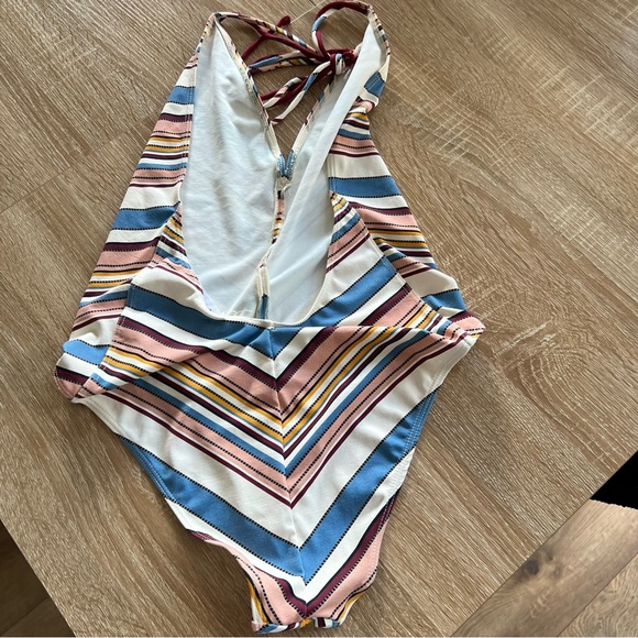 Frame Fawcett One Piece Stripe Swimsuit - Picture 4 of 6